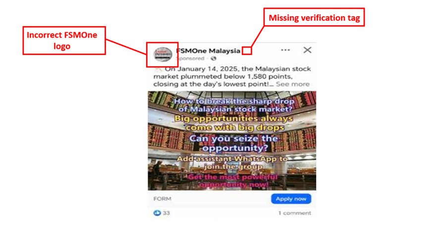 FSM MY Impersonation Scam