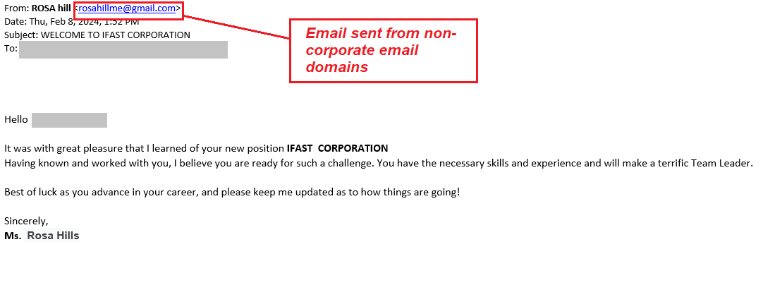 Samples of fraudulent web/app NOT operated by iFAST